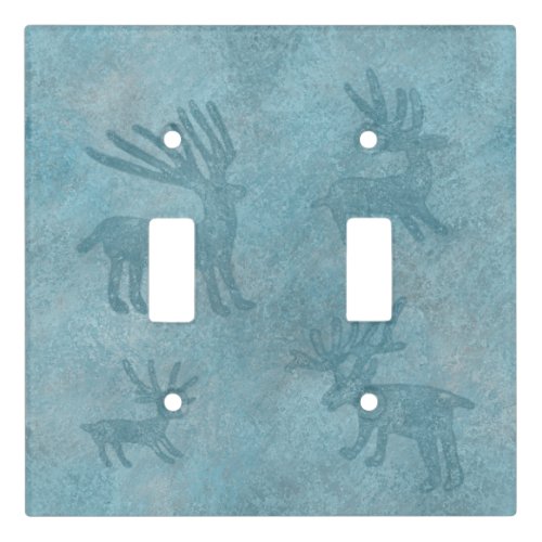 Southwest Winter Deer Light Switch Cover