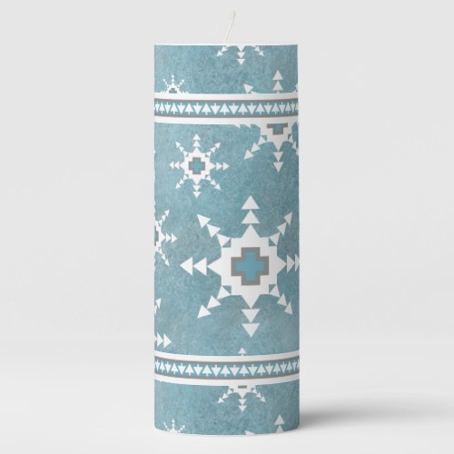 Southwest Winter Pillar Candle