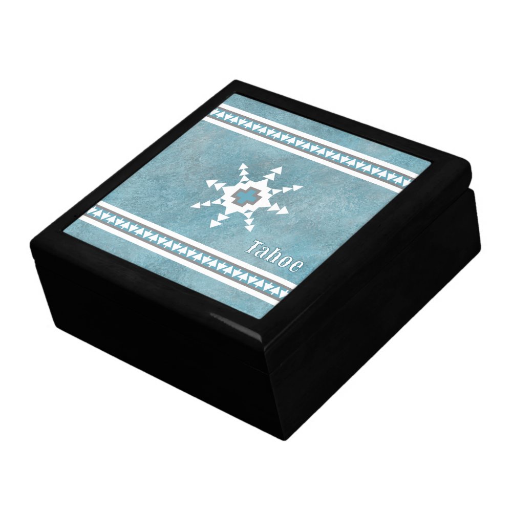 Southwest Winter Snow Personalized Keepsake Box
