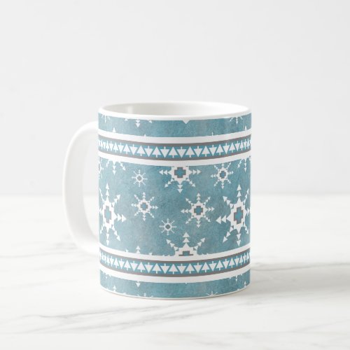 Southwest Winter Snowflakes Coffee Mug
