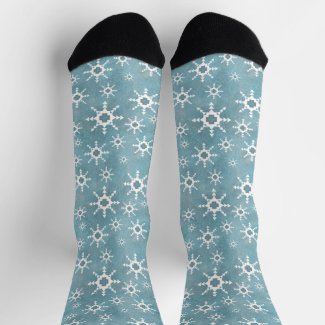 Southwest Winter Snowflakes Pattern