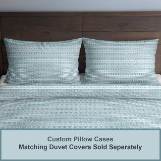 Southwest Winter Snowflakes & Pines Blue Standard
