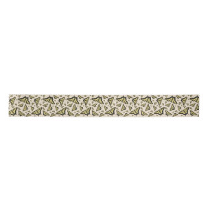 Southwest Yellow Swallowtail Butterflies All Over Satin Ribbon