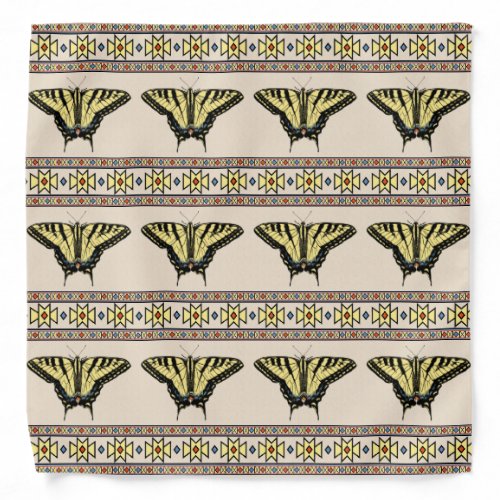 Southwest Yellow Swallowtail Butterfly Bandana