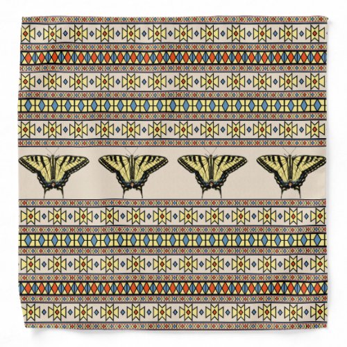 Southwest Yellow Swallowtail Butterfly Bandana