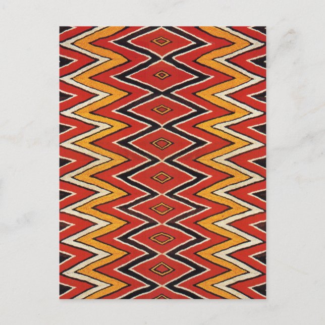 Southwest Zig Zag Postcard (Front)