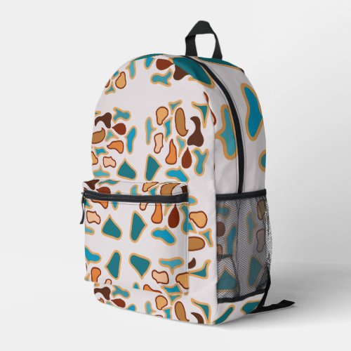 Southwestern Abstract Earth Tone Pattern Art  Printed Backpack