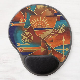 Southwestern Abstract Gel Mouse Pad