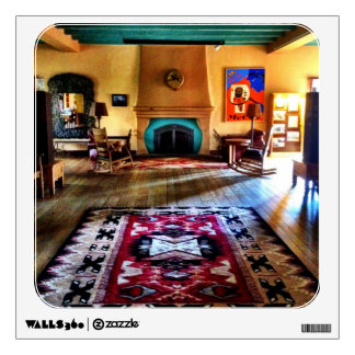 Southwestern Adobe Fireplace Room Wall Decal