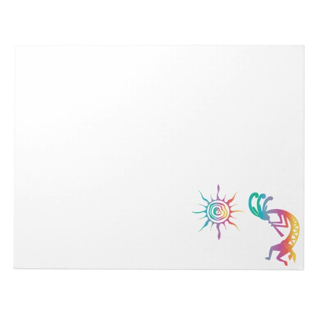 Southwestern Arizona Kokopelli Notepad (Front)