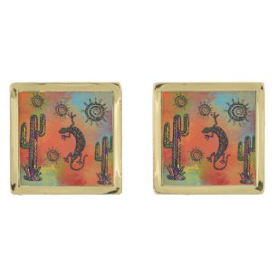 SOUTHWESTERN ART CUFFLINKS