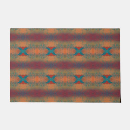 Southwestern Art Inspired Horizontal Pattern Doormat