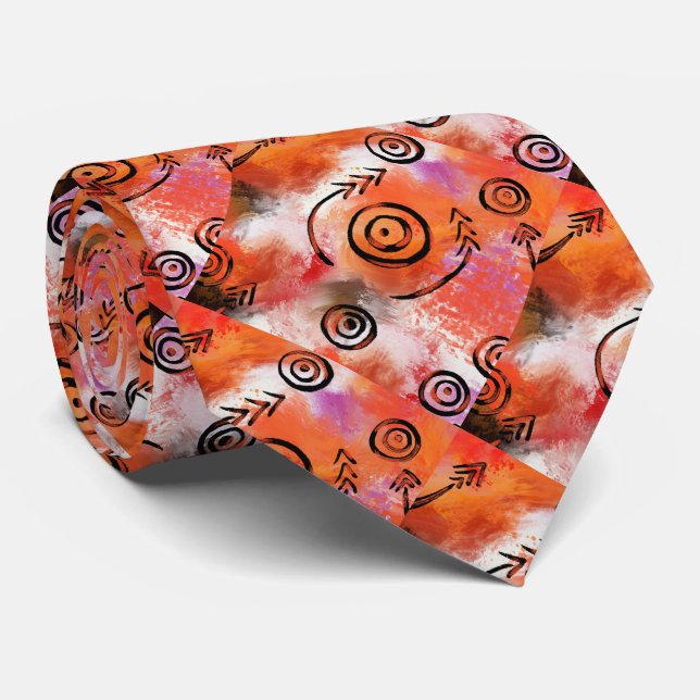  Southwestern Art Neck Tie (Rolled)