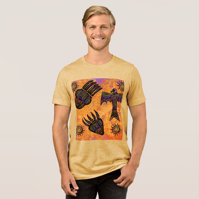 Southwestern Art Tri-Blend Shirt (Front Full)