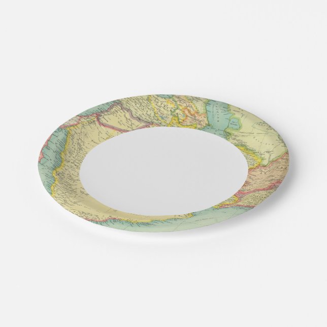 Southwestern Asia Paper Plates (Angled)