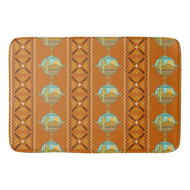 Southwestern  bath mat (Front)