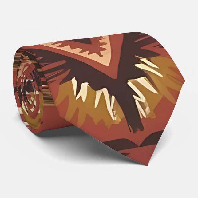 Southwestern Boho Neck Tie (Rolled)