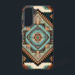 SouthWestern Boho Pattern Samsung Galaxy S21 Case<br><div class="desc">Beautiful western boho pattern,  turquoise,  black,  brown and cream colors.</div>