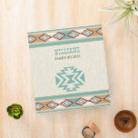 Southwestern boho tribal folk patterns recipe 3 ring binder<br><div class="desc">Southwestern boho tribal folk patterns custom family recipe book binder,  makes a lovely present for a bridal shower,  for a wedding,  anniversary or any other occasion.</div>