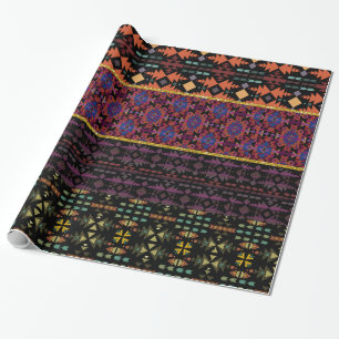 Southwestern Borders Beautiful  Wrapping Paper