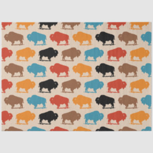 Southwestern Buffalo Pattern Rug Tissue Paper