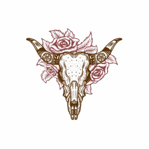 Southwestern Bull Skull Cutout