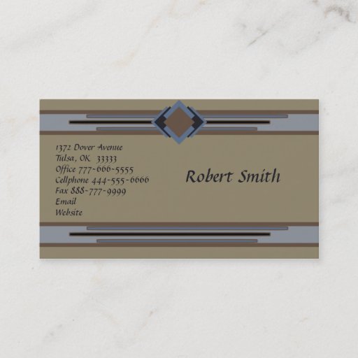 Customizable Southwestern Business Card
