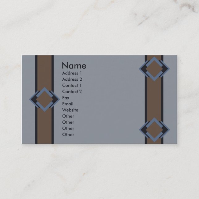 Southwestern Business Card (Front)