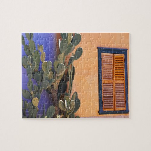 Southwestern Cactus Opuntia dejecta and Jigsaw Puzzle