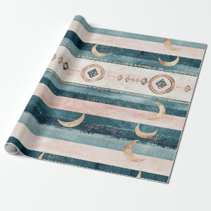 Southwestern Celestial Pattern - Desert Style Wrapping Paper