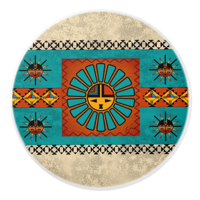 Southwestern Ceramic Knobs (Front)