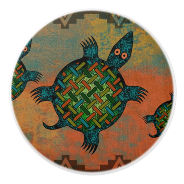 Southwestern Ceramic Knobs (Front)