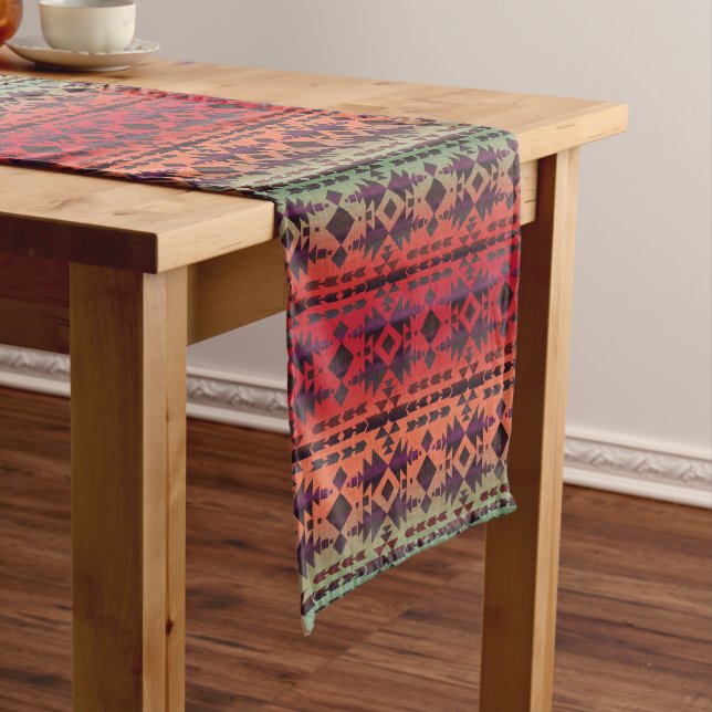 Southwestern Charm Ombre Beauty Long Table Runner (In Situ)