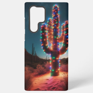Southwestern Christmas desert cactus Samsung Galaxy S22 Ultra Case