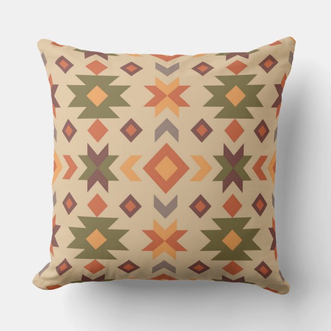 Southwestern Country Outdoor Pillow (Front)