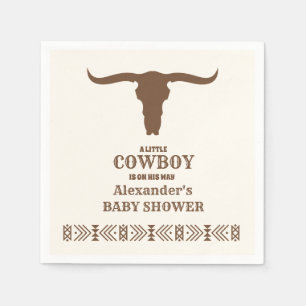 Southwestern Country Ranch Western Baby Shower Napkins
