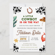 Southwestern Cowgirl Baby Shower