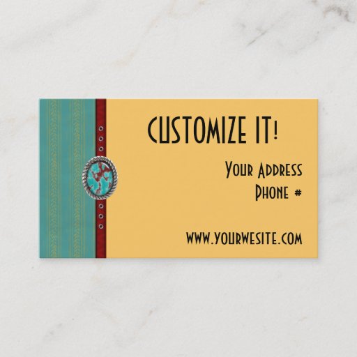 Customizable SouthWestern Custom Business cards
