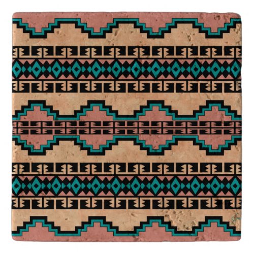 Southwestern decor native american design trivet