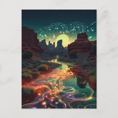 Southwestern Desert Arizona Utah Cosmos Landscape Postcard