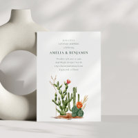 Southwestern Desert Cactus Couples Shower