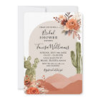 Southwestern Desert Cactus Floral Bridal Shower