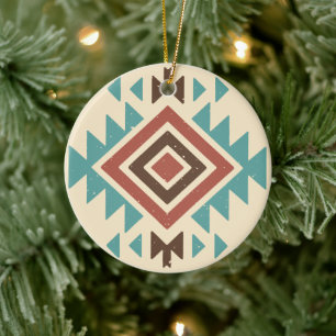 Southwestern Desert Ceramic Ornament