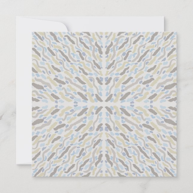 Southwestern Desert Colors Pattern Holiday Card (Front)