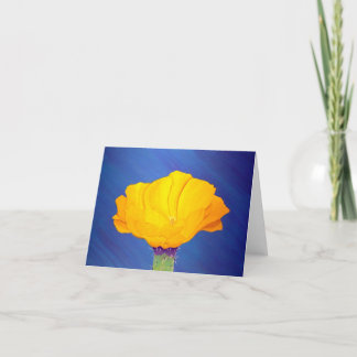 Southwestern Desert Prickly Pear Blossom Notecard