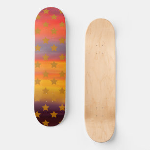 Southwestern Desert Stars And Stripes Abstract Art Skateboard
