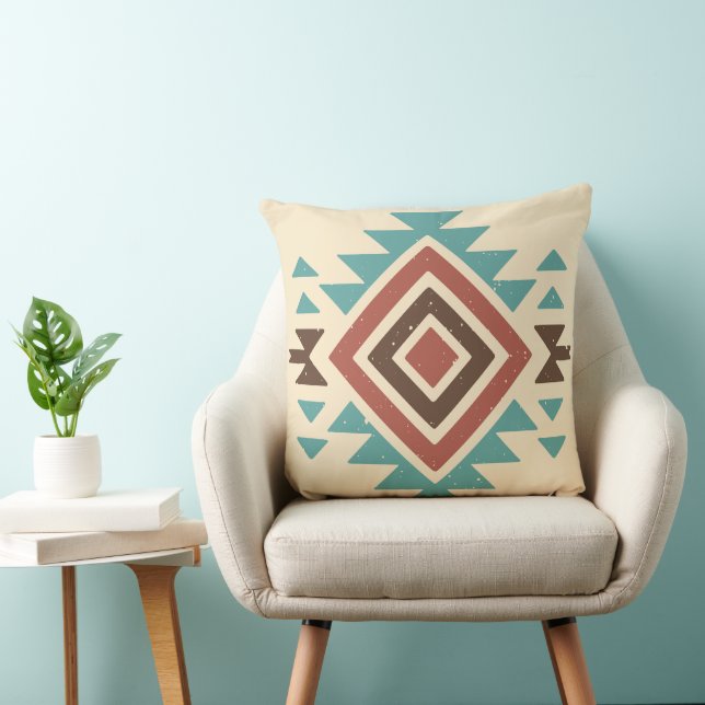 Southwestern Desert Throw Pillow (Chair)