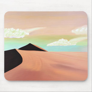 Southwestern Desert with Dunes Minimalist Art Mouse Pad