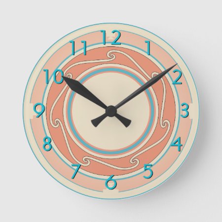 Southwestern Design Round Clock