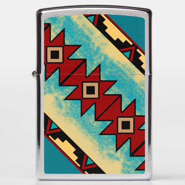 Southwestern Design Zippo Lighter (Front)